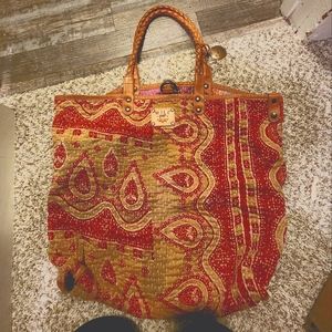 WILL Leather Goods Bag with attached Leather Wallet